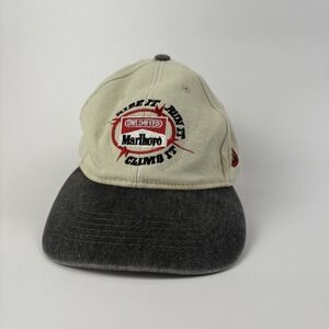 Marlboro Ride It Run It Climb It Hat Unlimited Strapback Hat Cap Vintage